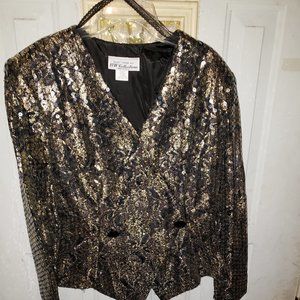 Glamorous sequin beaded  blazer, nwt, size 10